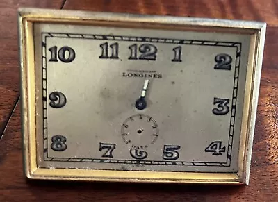 Antique Udall & Ballou LONGINES  Table/Deck Clock To Restore Or Parts 8 Days • $50