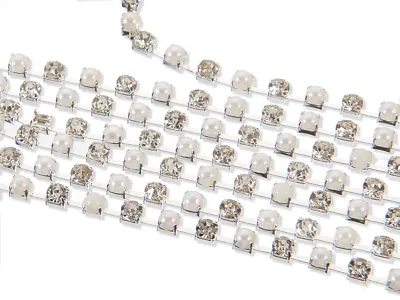 £3.99 • Buy Rhinestone Cup Chain, EIMASS® Diamante Trimming, Sew Or Glue On, Gems, 3575