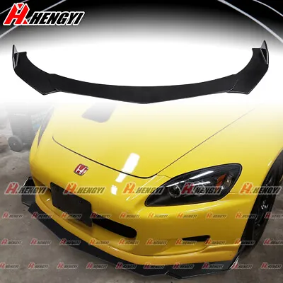 For 2000-2003 Honda S2000 AP1 TR Style JDM Front Bumper Lip Splitter Gloss Black • $51.21