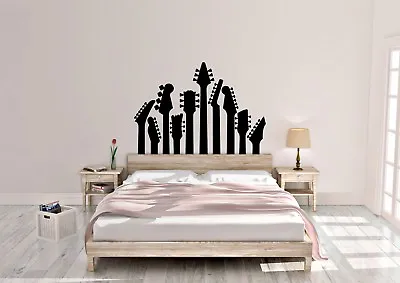 Guitar Topper - Inspired Design Music Home Decor Wall Art Decal Vinyl Sticker • £10.99