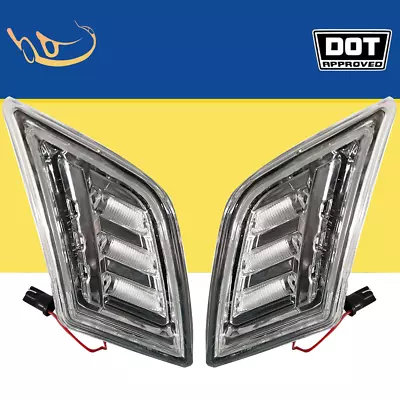 For 2008-2011 Mercedes Benz W204 C-Class LED Clear Bumper Side Marker Lights Set • $18.99