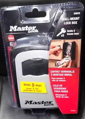 Master Lock Portable COMBITION DIALS Lock Box: Holds 5 Key Storage NEW FREE SHIP • $21.95