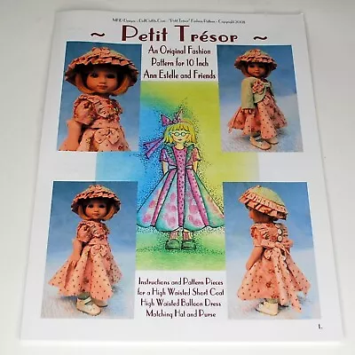 MHD Designs Petit Tresor 10  Patsy Ann Estelle Tonner Doll Fashion Pattern • $10.99