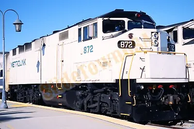 Vtg 2010 Train Slide 872 Metrolink Engine San Bernardino CA X3C014 • $7.50