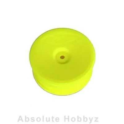 DE Racing 1/10 Speedline Wheel (Assocated B44.1/B44.2) - (Front) - Yellow (1pr) • $6.25