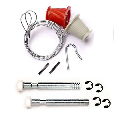 HENDERSON Doors C-Clip ROLLERS / CABLES FULL REPAIR KIT • £13.95