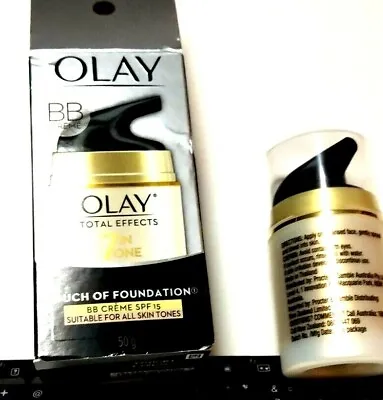 $19.89 • Buy 1 X Olay Total Effects 7 In One BB CREME SPF 15 Touch Of Foundation / All Skin