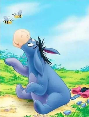 5D Full Drill Diamond Painting Kits Embroidery Decors For Kid Gifts Eeyore Pooh  • £18.55