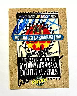 Dale Earnhardt Davey Allison & Donnie Allison NASCAR Maxx Autographed Signed • $34.99