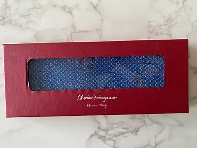 New Authentic Salvatore Ferragamo Men's Silk Satin Twill Tie Ties Accessories • $138