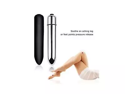 Women Mini Powerful Bullet Shape BLACK 10 Speed Vibrating Full Body Massage • $7.99