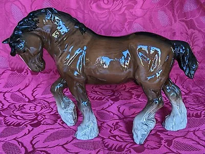 Beswick Trotting Stallion Shire Horse Mum Grandma Nanna Dad Grandad Birthday • £37.45