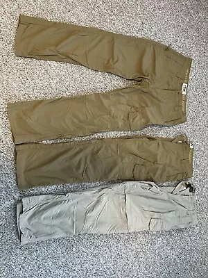 Mountain Khakis Nylon Hiking Pants  Lot Of 3 Pairs Of Pants Khaki Colors 34x32 • $60