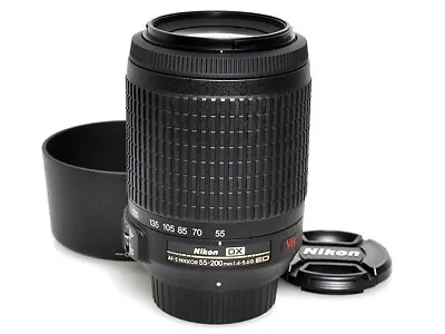 Nikon AF-S DX Zoom Nikkor 55-200mm F4-5.6 IF ED VR Telephoto Lens From Japan F/s • $446.42