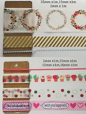 $2.60 • Buy Christmas Washi Tape Special Edition Subpack Twin Pack XMAS