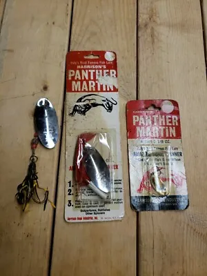 3 Vintage Harrison's Panther Martin Amazing Sonic Spinner Bait Fishing Lure • $10