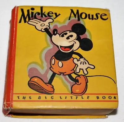 Rare High Grade:disney 1933 Mickey Mouse #717 Whitman 1st Big Little Book-unread • $299.99