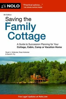 Saving The Family Cottage: A Guide To Succession Planning For Your Cottage Cabi • $23.85