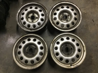 $300 • Buy 12 Hole 14  Steel Wheel Rim Set VW Jetta Golf GTI MK1 MK2 4x100 Mk3 Quantum