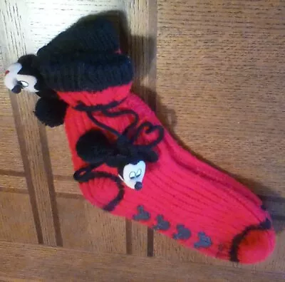 Disney Anklet Red Knitted Mickey Mouse Booty Socks • $10