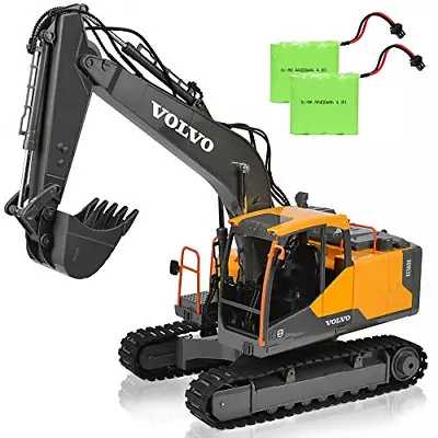 17 Channel Volvo RC Excavator Truck With 2 Rechargeable Batteries Full Remote • $130.25