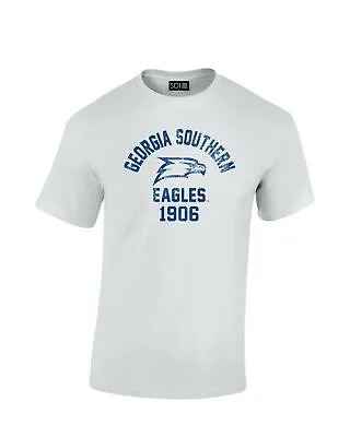 Georgia Southern Eagles Mascot Block Arch T-Shirt XX-Large White • $6.35
