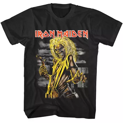 Iron Maiden Killers Album Men's T-Shirt Eddie Head Heavy Metal Rock Band Concert • $25.99