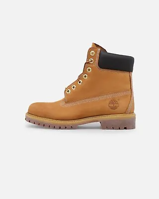 MEN'S TIMBERLAND 6” INCH PREMIUM BOOTS - 10061 - WHEAT NUBUCK - Sz 8 • $125