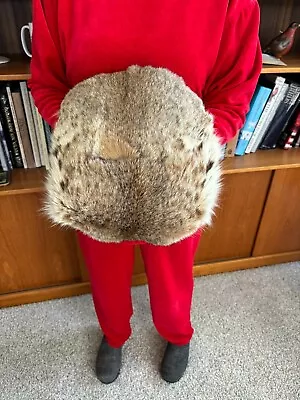 Vintage Brown Natural Lynx Fur Muff  Hand Warmer  • $24.99