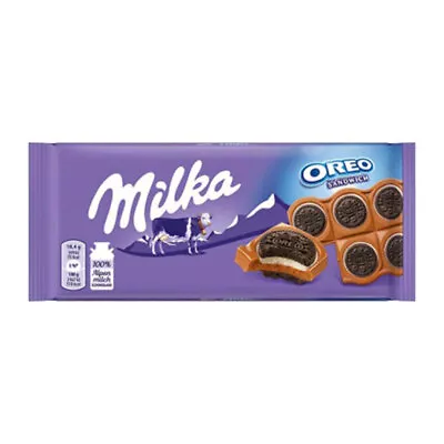 Milka Oreo Sandwich 92g  1/2/4/6/8/10/12/14/16/18/20/22/24 • £6.79