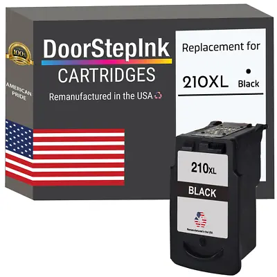 DoorStepInk USA Remanufactured Cartridge For Canon PG-210XL CL-211XL Black Color • $16.99