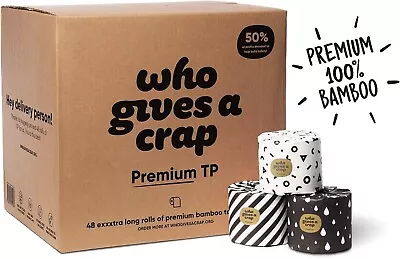 Who Gives A Crap Premium Bambo Toilet Paper 48 Rolls Mummy Costume AU Shipping • $86.99