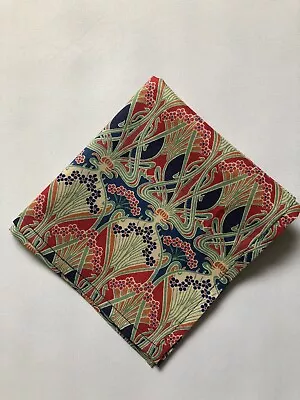 Liberty Tana Lawn “Ianthe” Handmade Handkerchief Hankie Pocket Square • £6.99