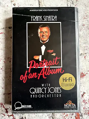 Frank Sinatra Portrait Of An Album Big Box MGM VHS Video Cassette Tape • £3.99