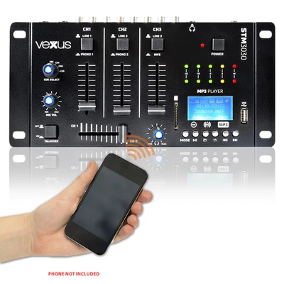 £97.99 • Buy Vonyx 172.990 Bluetooth Audio DJ Mixer 4 Channels