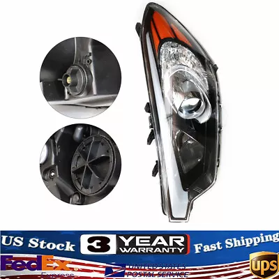 Left Driver Side Halogen Headlight Assembly For 2014 2015 2016 Kia Forte Models • $73.15