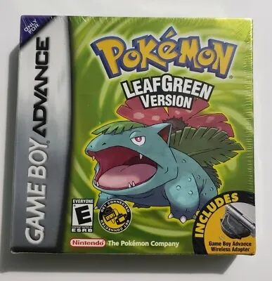 Pokemon Leaf Green BRAND NEW FACTORY SEALED • $1499.99