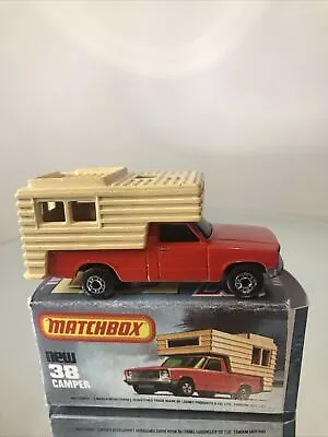 Matchbox Superfast 38 Camper Red Truck W/ Repro Box Made In England By Lesney • $49.99