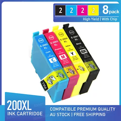 8x Compatible With Epson Expression Home XP-100 XP200 XP-300 XP400 INK Cartridge • $16.50