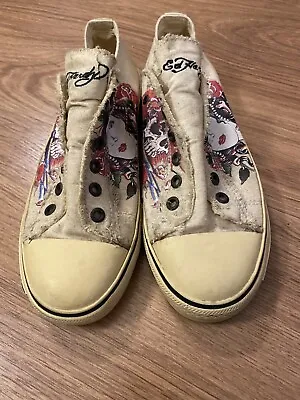 Ed Hardy Women’s Sneakers Size 7 Used  • £34.65