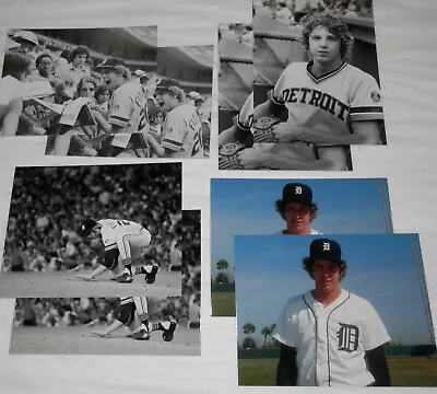 Mark Fidrych THE BIRD EIGHT COUNT (8) Postcards (4 DIF) Detroit Tigers 1976-1980 • $10.99