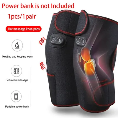 Electric Heated Knee Joint Pad Massager Wrap Brace Therapy Arthritis Pain Relief • $22.97