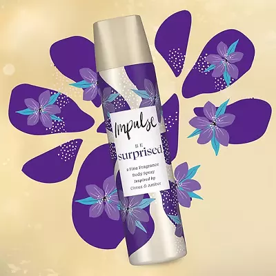 Impulse Body Spray Deodorant Fragrance Handy Travel Sprays - 75ml • £5.40