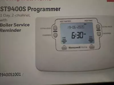 Honeywell ST9400S 2 Channel Programmer With Timer - White • £25