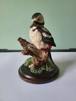 A Country Artists Figurine Of A Great Spotted Woodpecker Ca768: 4.5  Tall: Vgc • £6.99