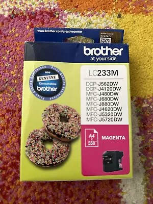 Brother GENUINE LC-233M Magenta Ink - For Brother MFC-J5320DW/MFC-J5720DW  • $10