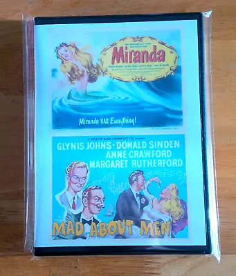 MIRANDA  (1948) / MAD ABOUT MEN (1954) Twinpack DVDs Starring Glynis Johns • £8.99