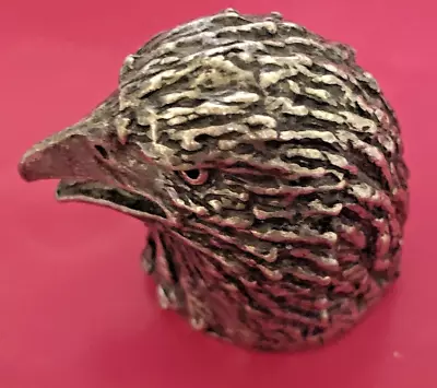 Eagle Bird Head Metal Ornate Sewing Thimble • $7.98