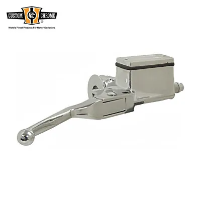 Chrome 5/8 Bore Front Brake Master Cylinder Fits For Harley 84-95 Repl.45019-85 • $145.79