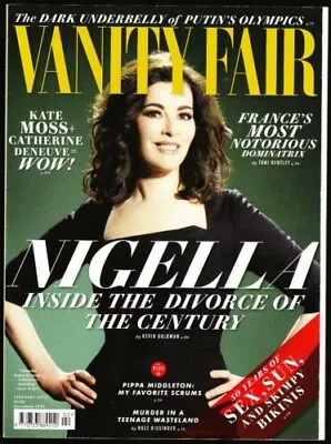 Vanity Fair Magazine - February 2014 Issue - Nigella Cover Divorce Article • $8.26